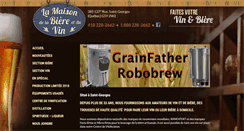 Desktop Screenshot of maisondelabiere.com